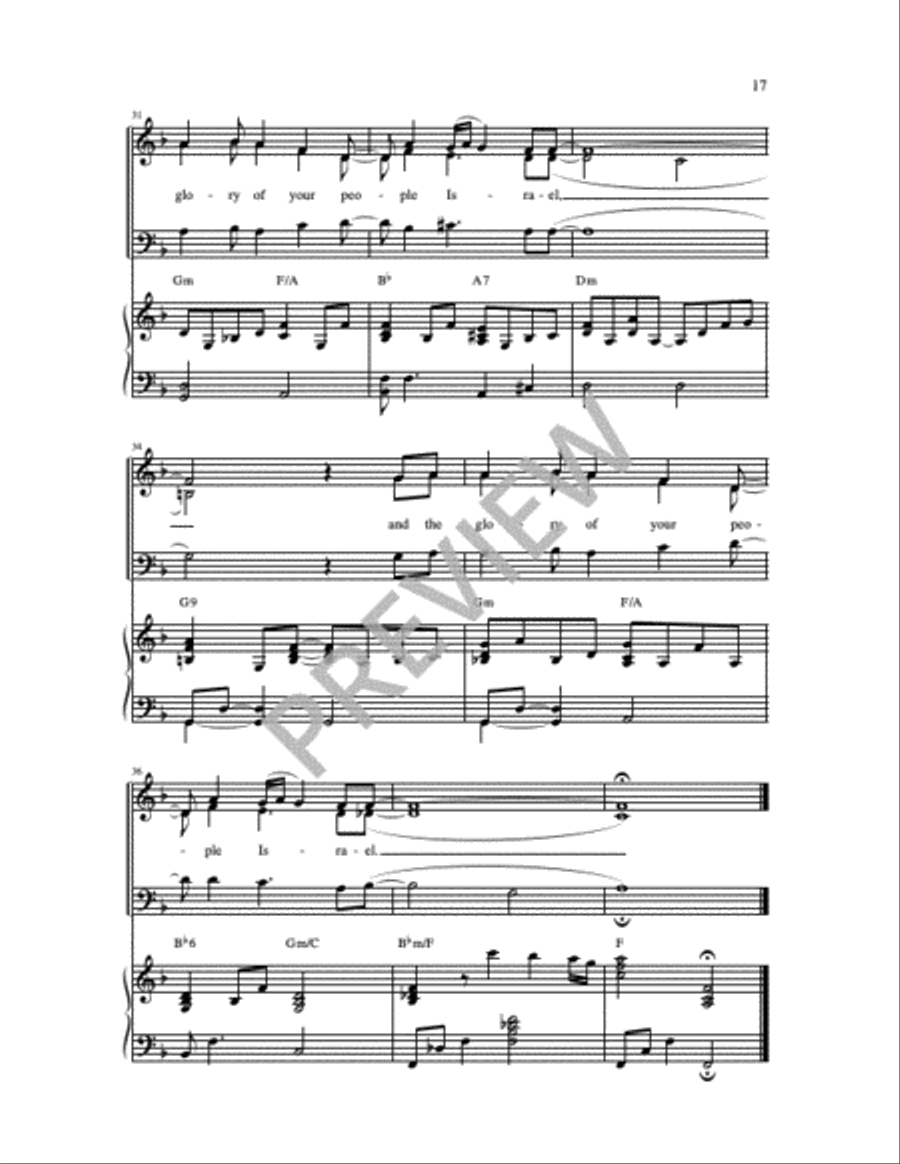 Three Canticles in Gospel Style 4-Part scores gallery preview page 19