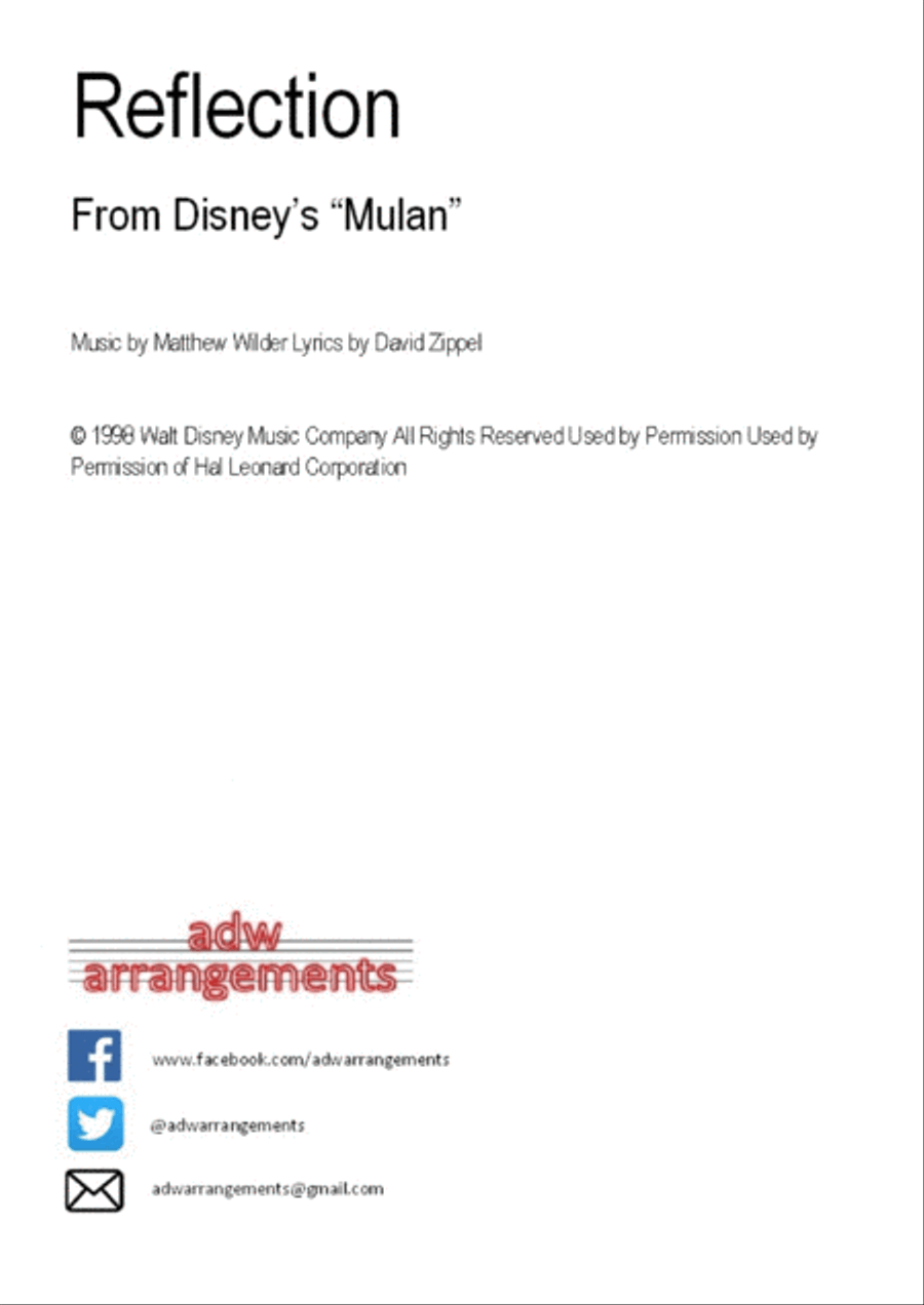 Reflection String Quartet scores gallery preview page 1