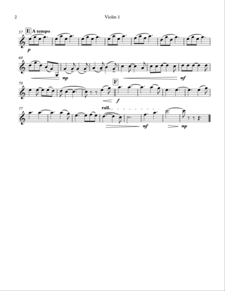 Hallelujah String Quartet scores gallery preview page 6