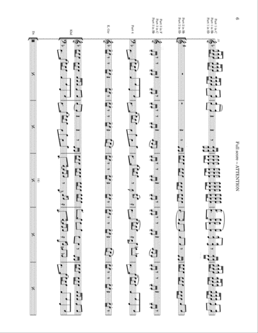 Attention Small Ensemble scores gallery preview page 6