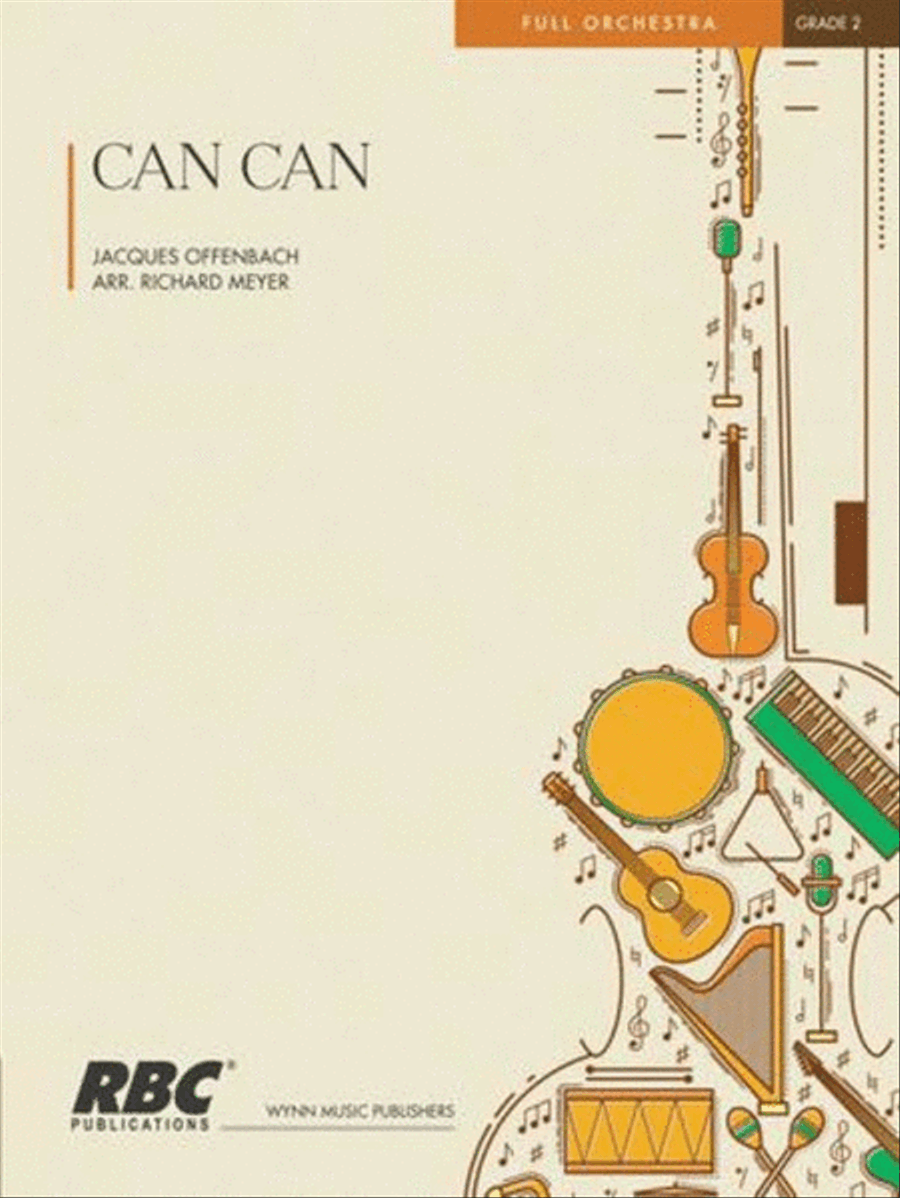 Can Can For Orchestra Grade 2 Sc/Pts Full Orchestra scores gallery preview page 1