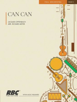 Book cover for Can Can For Orchestra Grade 2 Sc/Pts