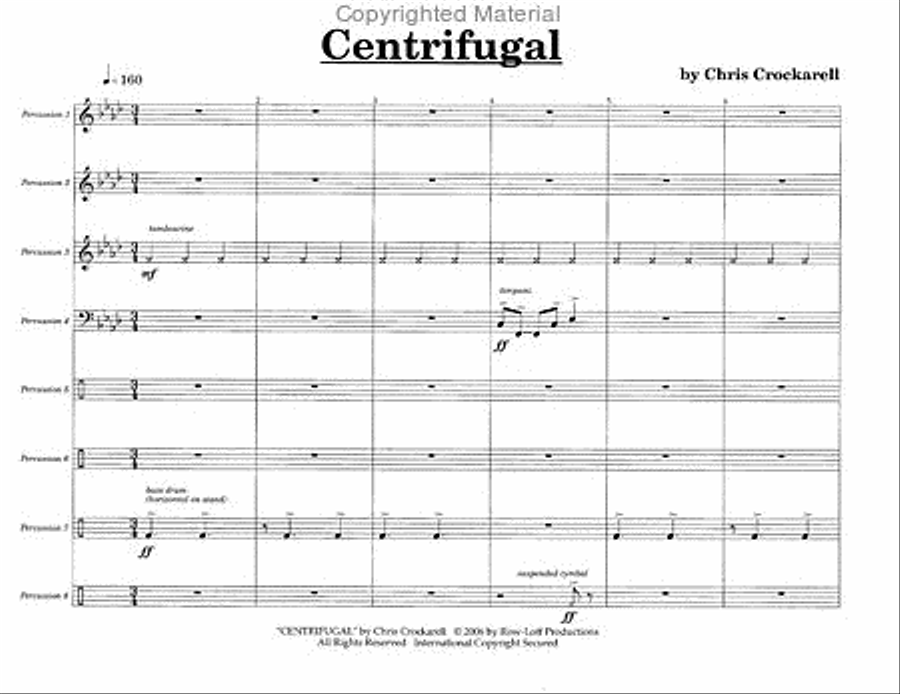 Centrifugal Centrifugal Percussion Ensemble scores gallery preview page 2