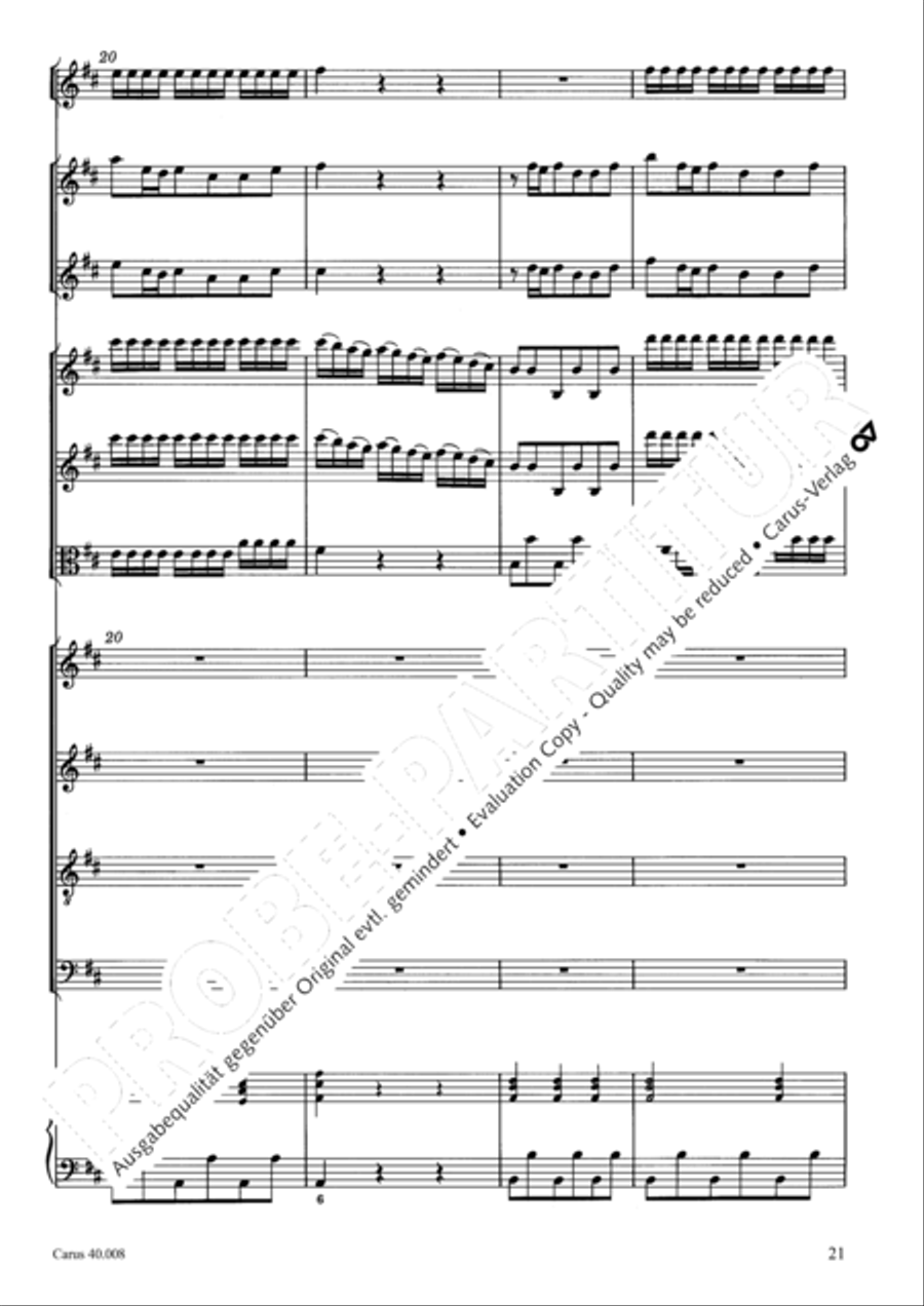 Introduzione e Gloria 4-Part scores gallery preview page 22