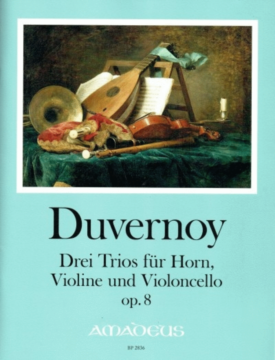 Three trios for horn, violin and cello op. 8 Horn scores gallery preview page 1