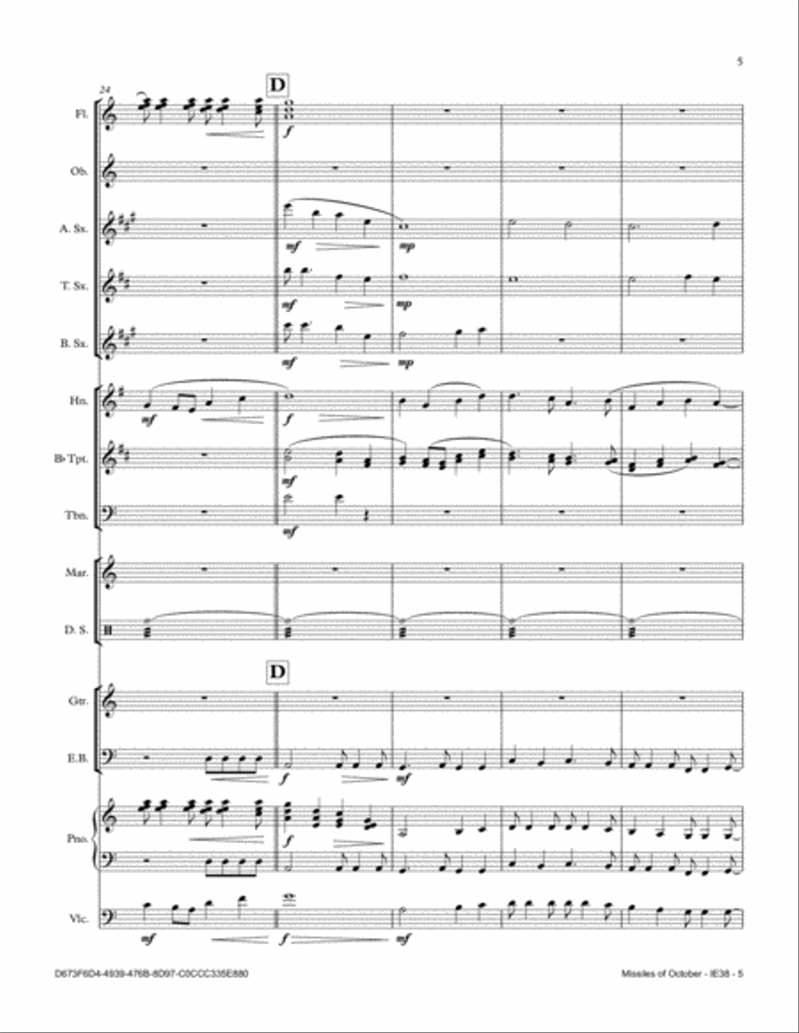 Missiles of October Full Orchestra scores gallery preview page 5