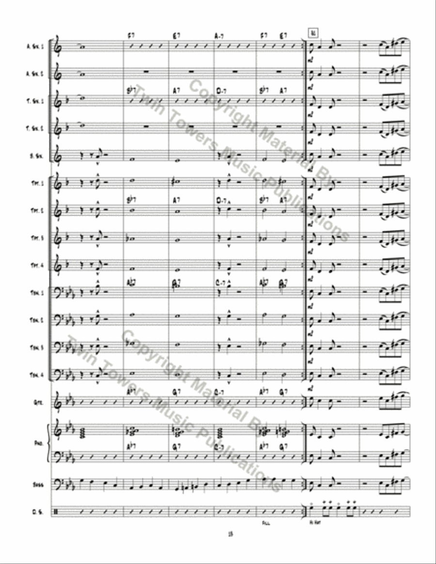 DJ Private Eye Jazz Ensemble scores gallery preview page 14