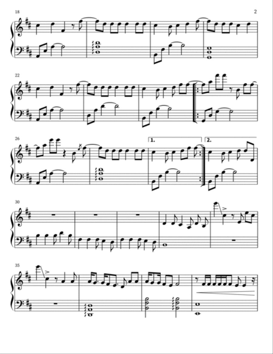 Good Luck, Babe! Piano scores gallery preview page 2