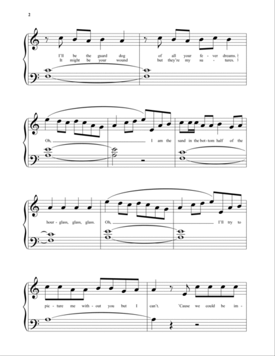 Immortals (from Big Hero 6) Piano Solo scores gallery preview page 2