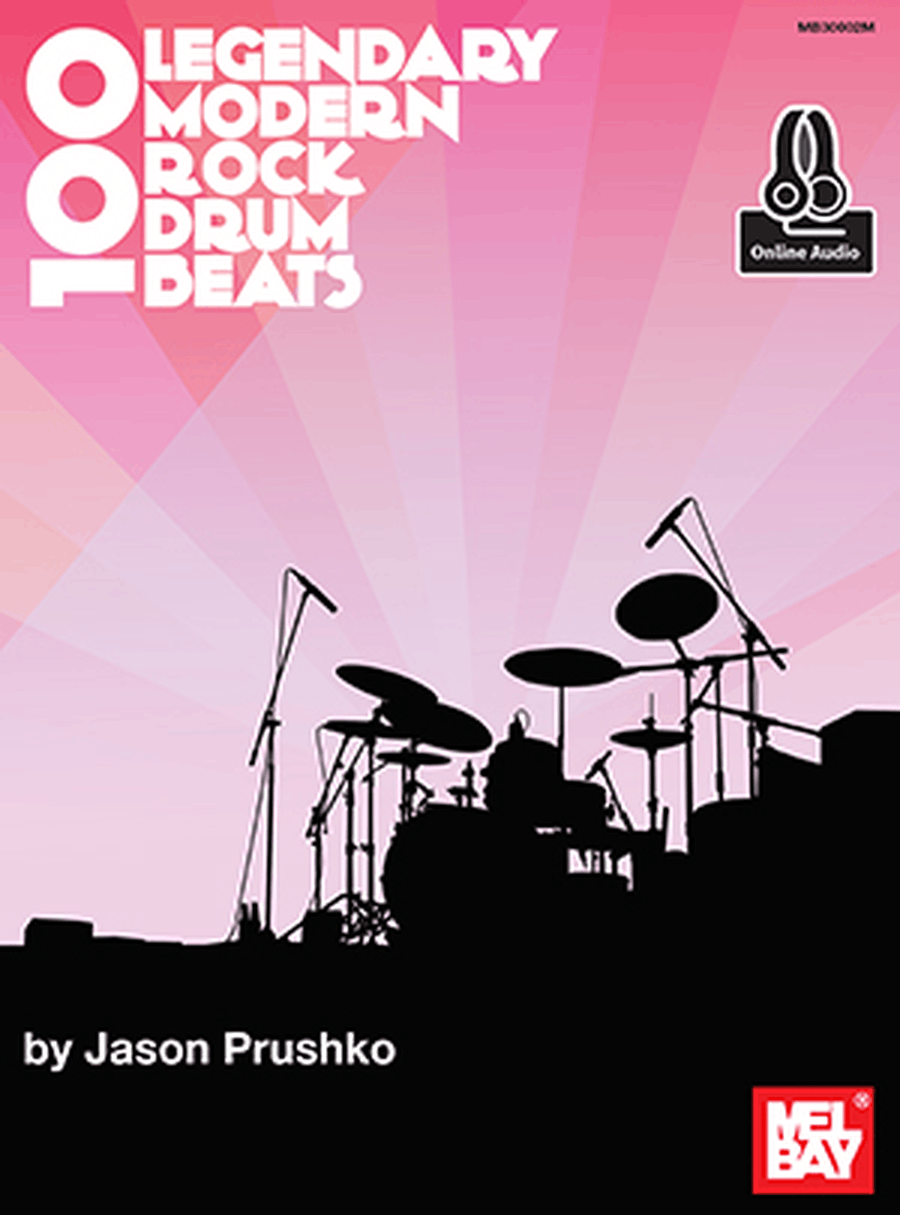 100 Legendary Modern Rock Drum Beats Drum Set scores gallery preview page 1