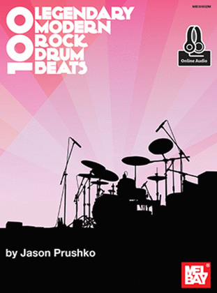 Book cover for 100 Legendary Modern Rock Drum Beats