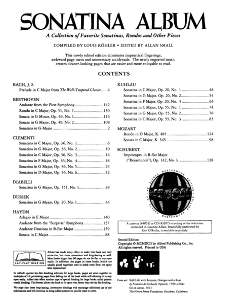 Sonatina Album Piano Solo scores gallery preview page 4