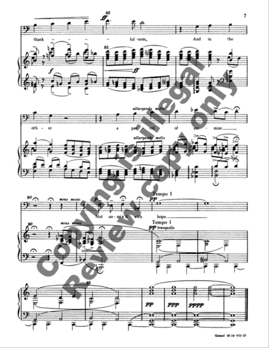 The Passenger Baritone Voice scores gallery preview page 6