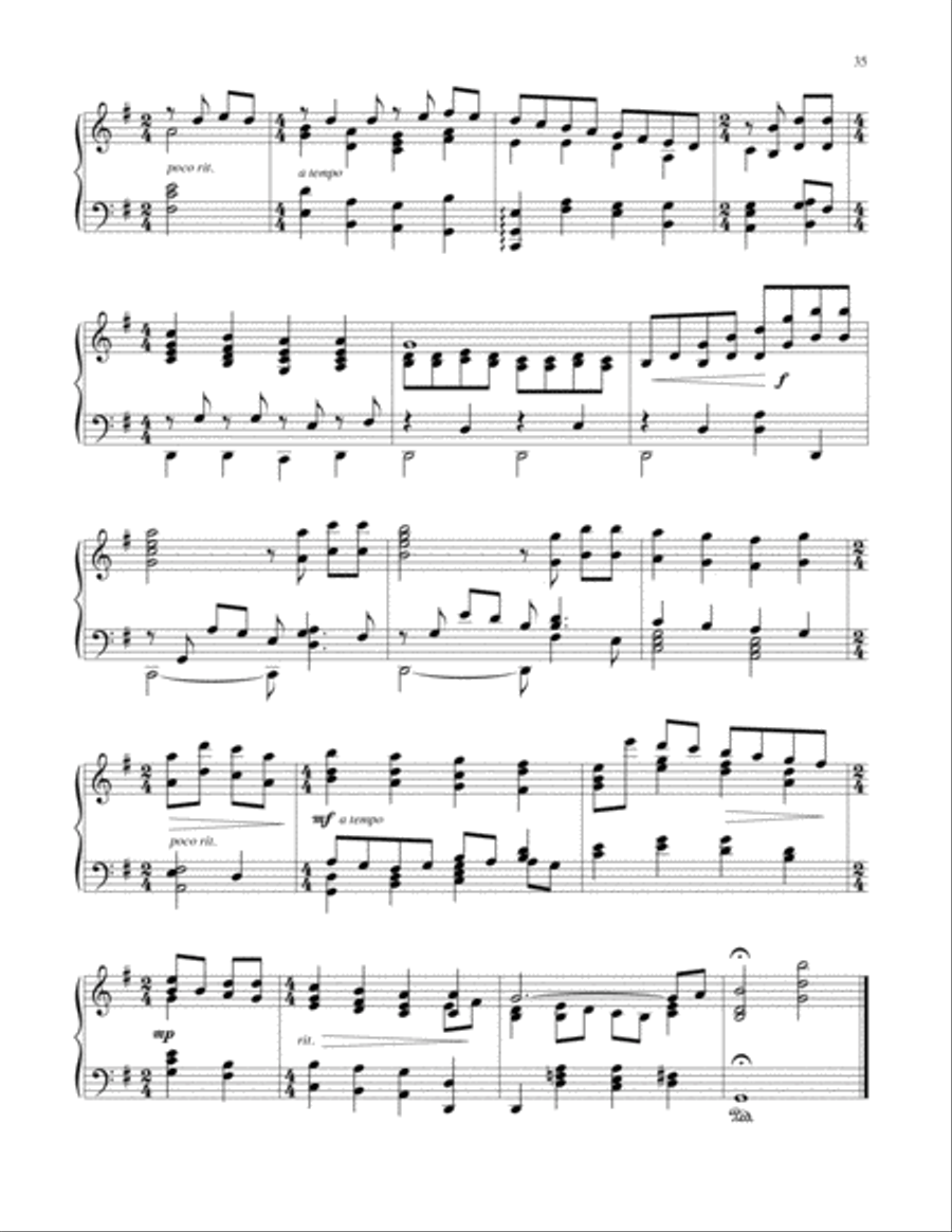 Grace and Peace Vol 8 Songs of lament and Longing Piano Solo scores gallery preview page 36