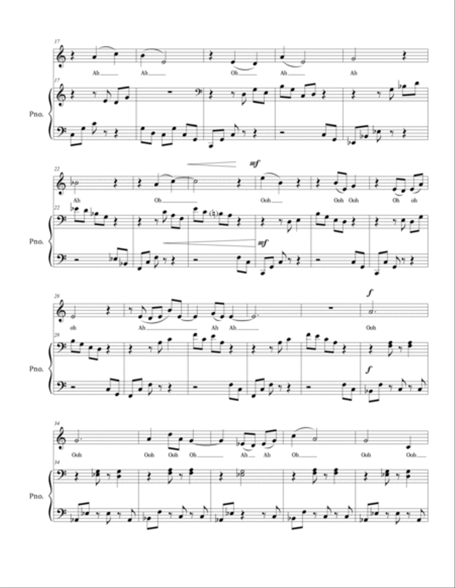 Lunar Tides High Voice scores gallery preview page 5