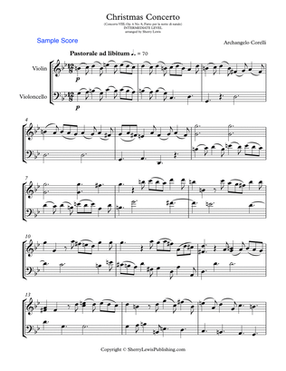 CHRISTMAS CONCERTO - PASTORALE - STRING DUO - Concerto VIII Op. 6 No. 8, Fatto per la notte di natal