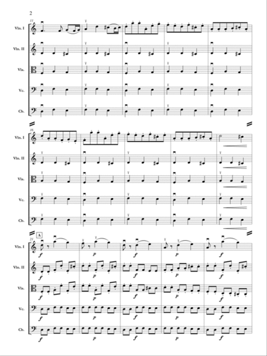 The Bells of St. Genevieve Orchestra scores gallery preview page 3