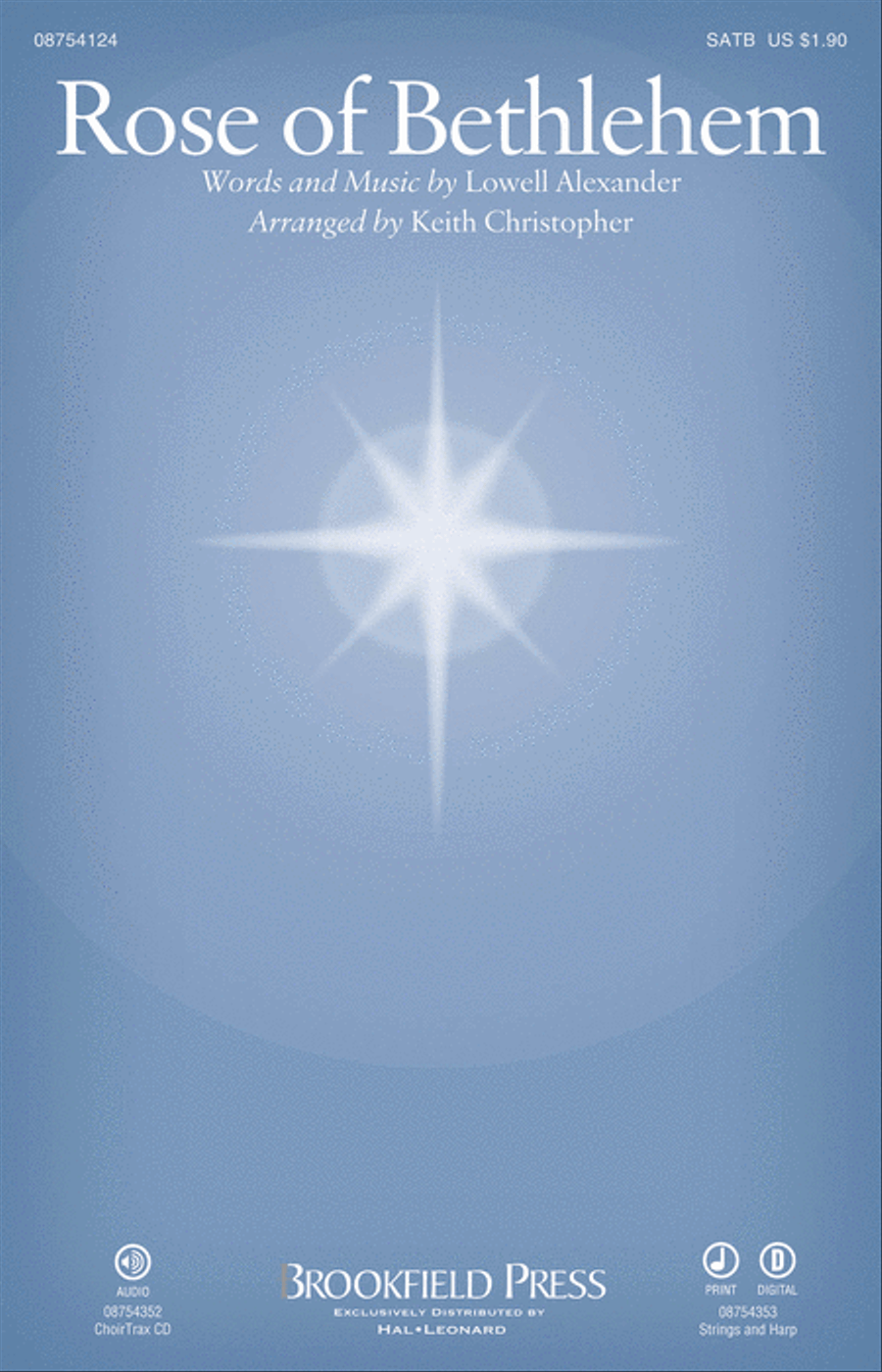Rose of Bethlehem 4-Part scores gallery preview page 1