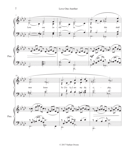 Love One Another - SATB/Piano