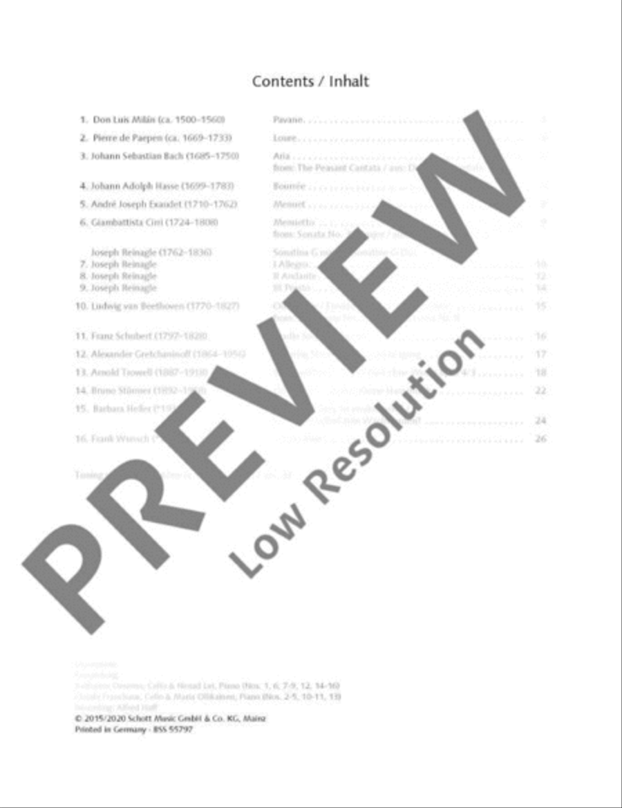 Easy Concert Pieces Piano Accompaniment scores gallery preview page 3