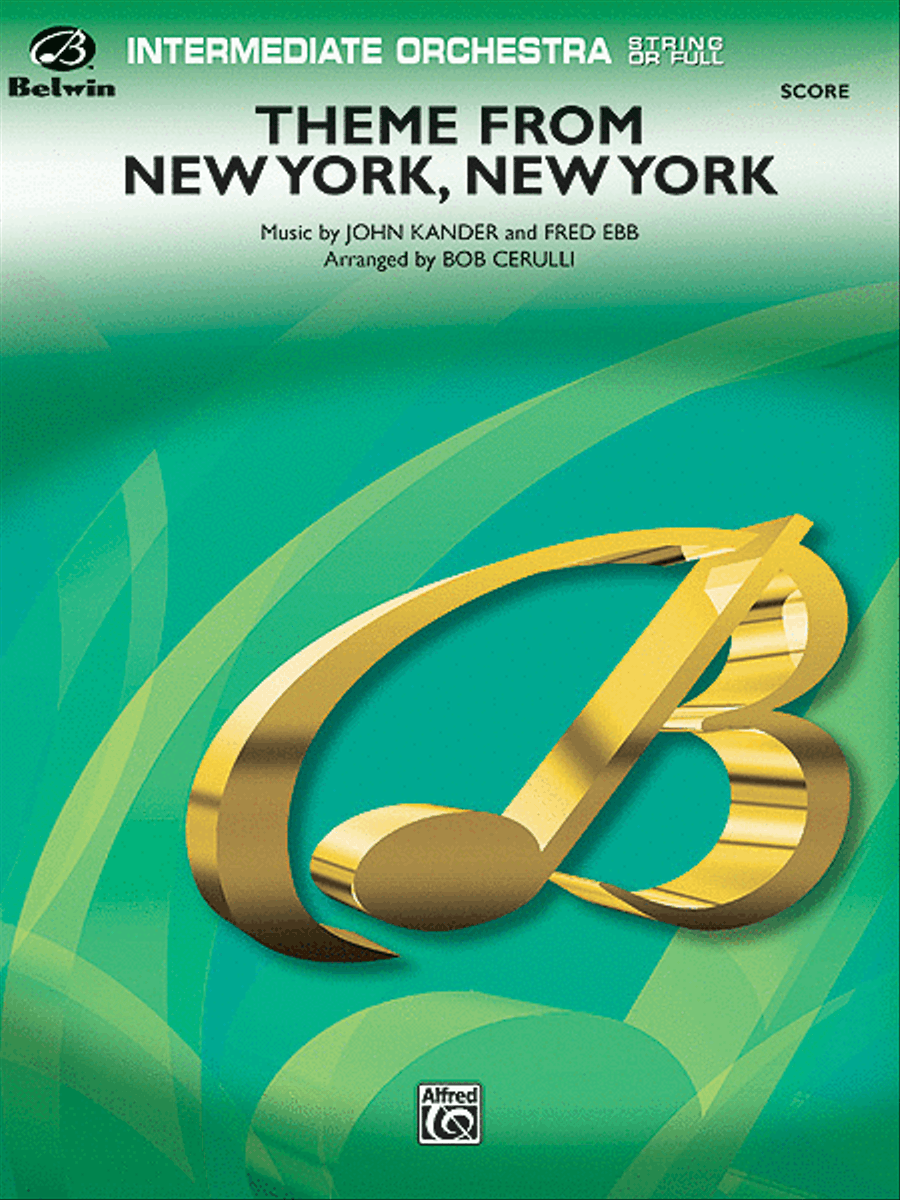 New York, New York, Theme from Full Orchestra scores gallery preview page 1