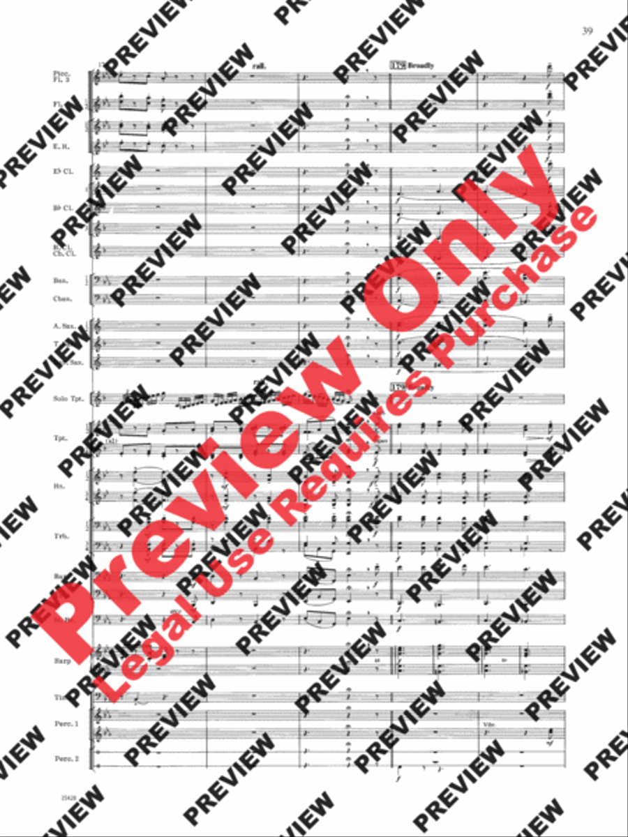 Le Carnaval de Venise Concert Band scores gallery preview page 40