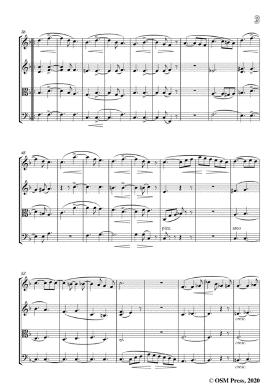 Schumann-String Quartet No.1,Op.41 No. 1 String Quartet scores gallery preview page 5