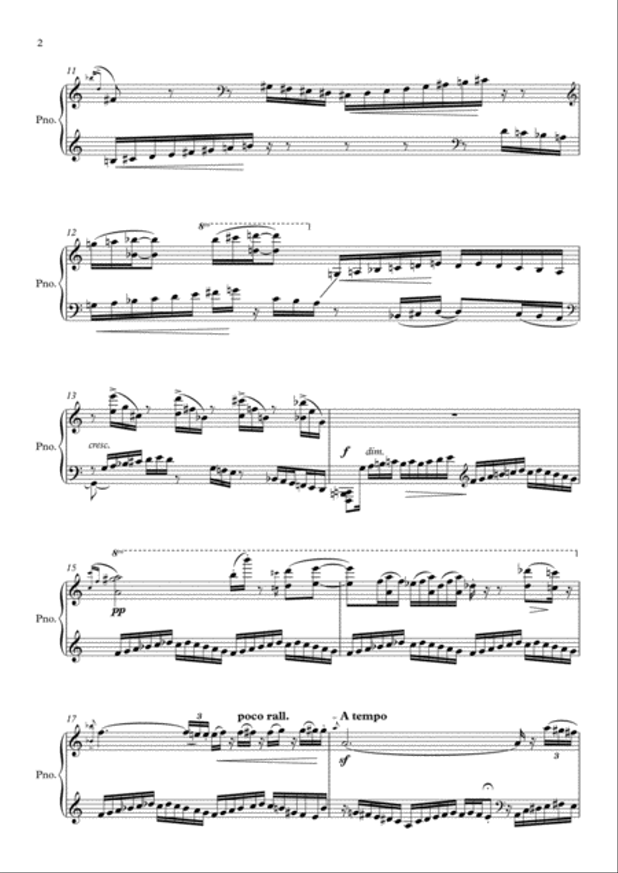 Etude Pastorale for Piano Piano Method scores gallery preview page 2