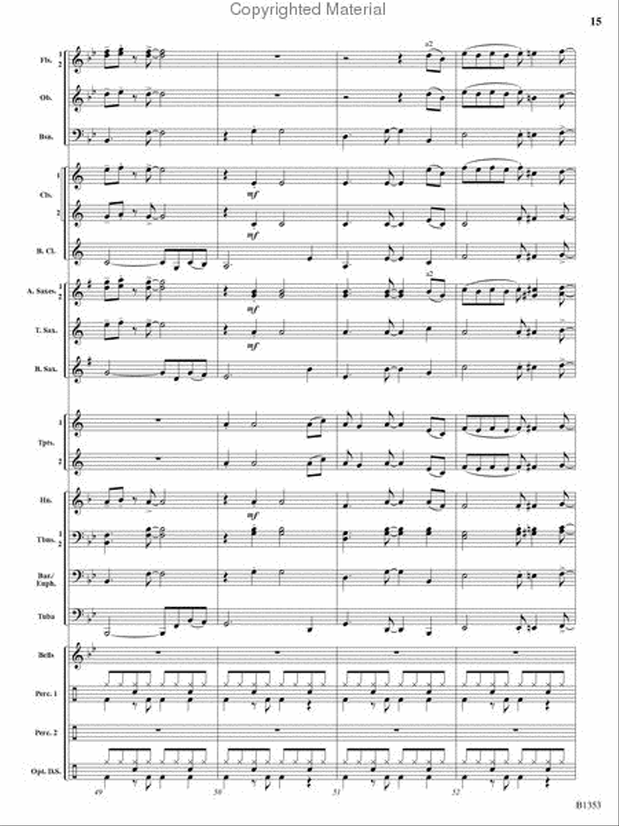 Cruisin' Concert Band scores gallery preview page 14