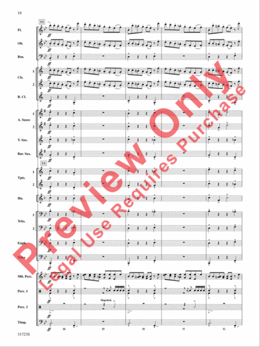 Western Horizons Concert Band scores gallery preview page 19