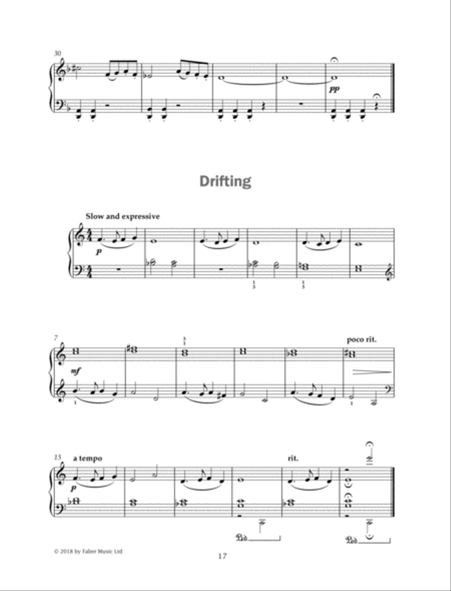 Improve Your Sight-Reading! A Piece a Week -- Piano, Level 4 Piano Method scores gallery preview page 3