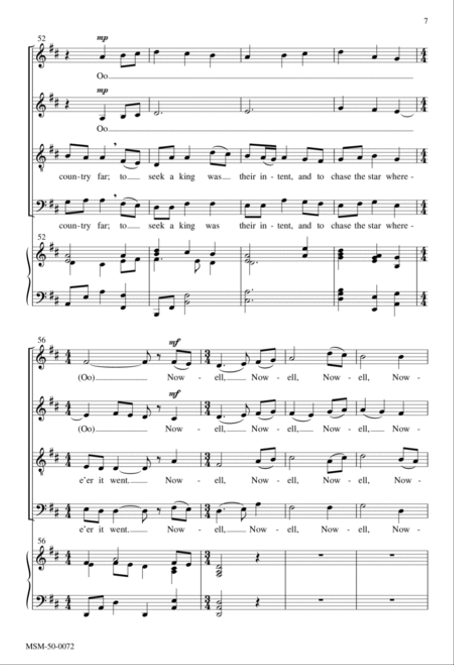 The First Nowell Divisi scores gallery preview page 6