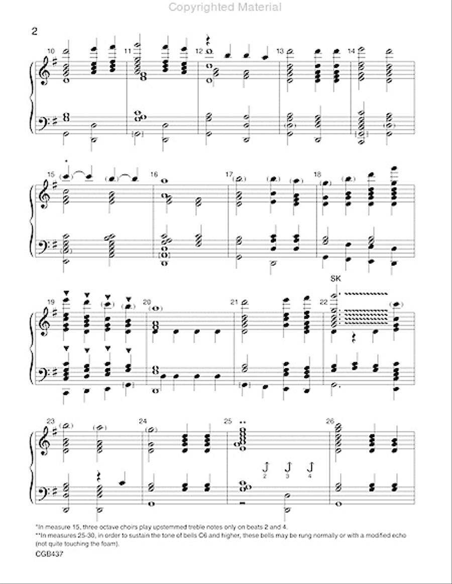 Jesus Shall Reign [Prelude on Duke Street] (3-5 octaves) 5-Octaves scores gallery preview page 3