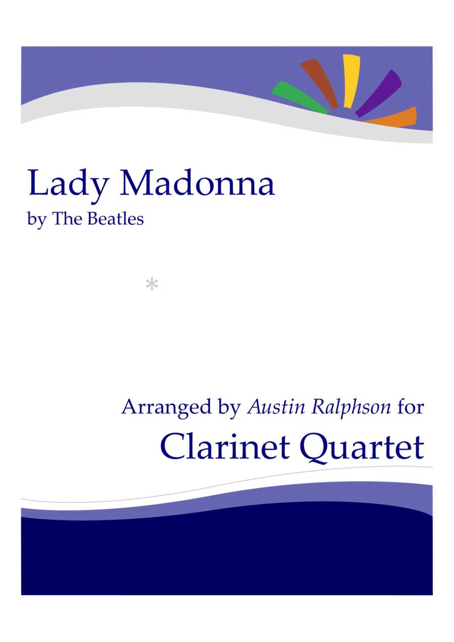 Lady Madonna Clarinet Quartet scores gallery preview page 1