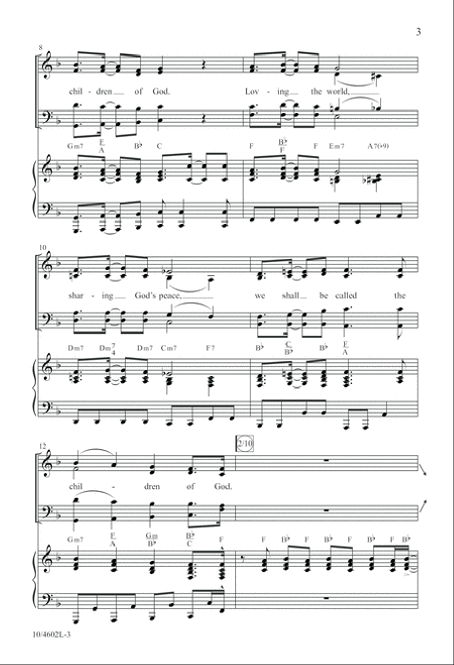 Children of God Children of God 4-Part scores gallery preview page 3