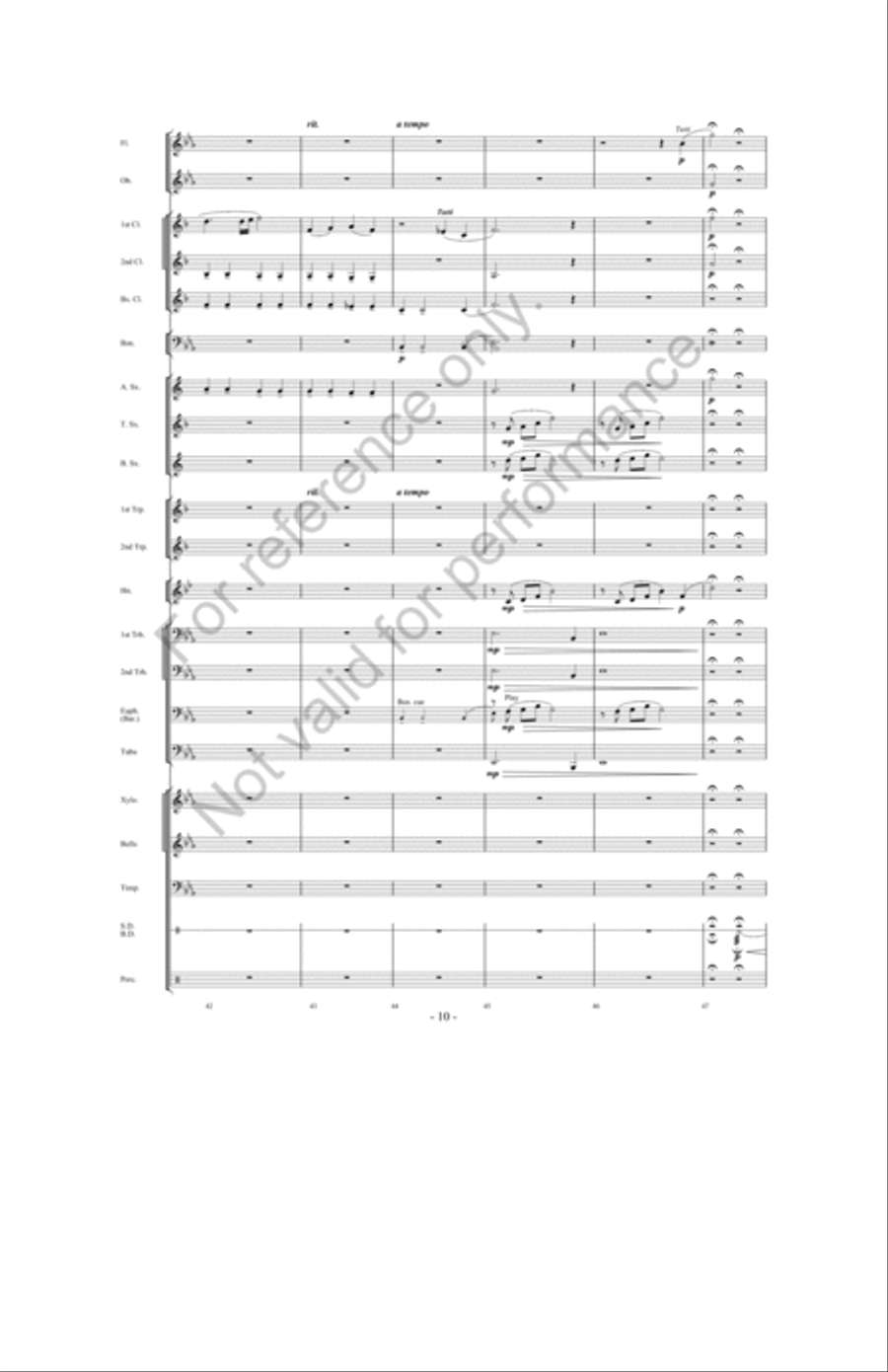 The Great Land Run Concert Band scores gallery preview page 9