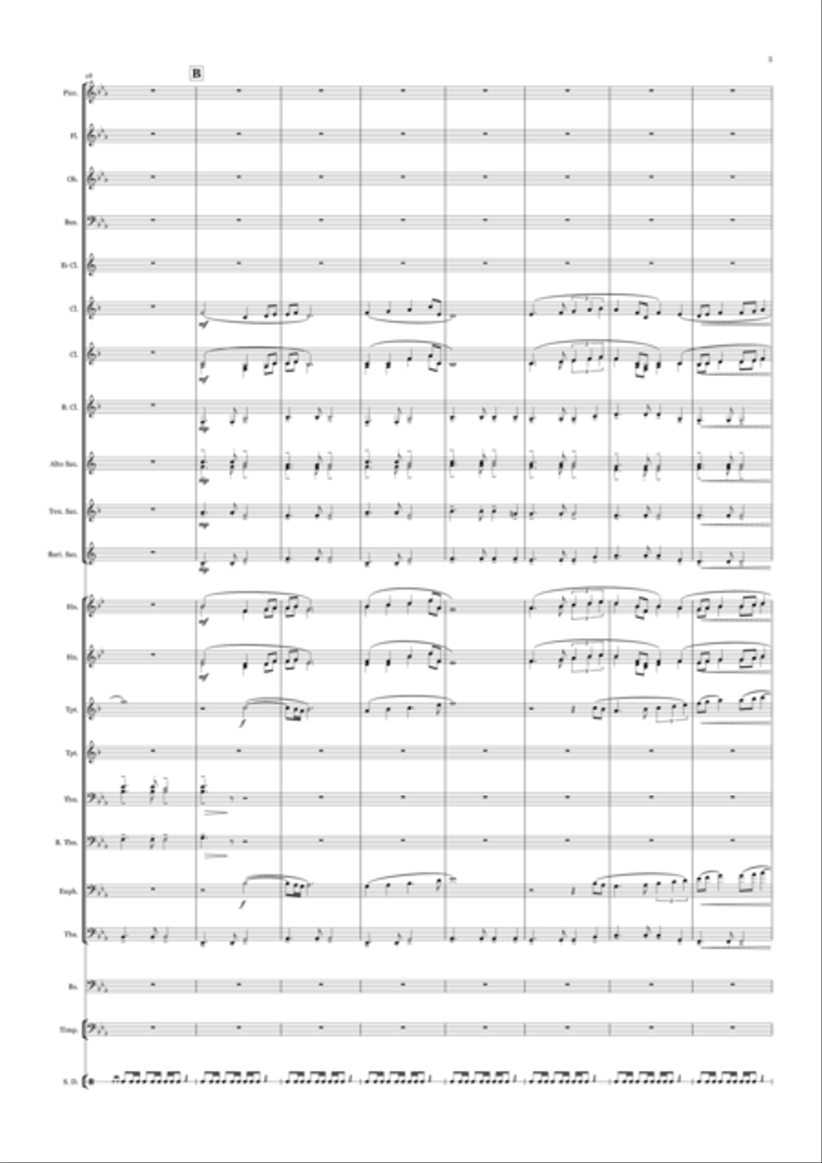 Intrada Solemnis Intrada Solemnis Concert Band scores gallery preview page 5