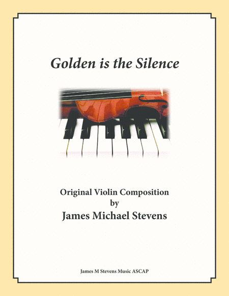 Golden is the Silence - Violin & Piano image number null