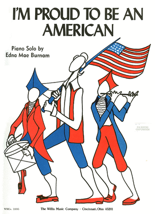 Book cover for I'm Proud to Be an American