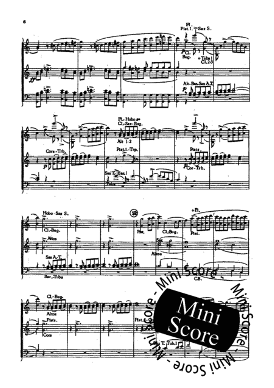 Joseph in Egypte Concert Band scores gallery preview page 9