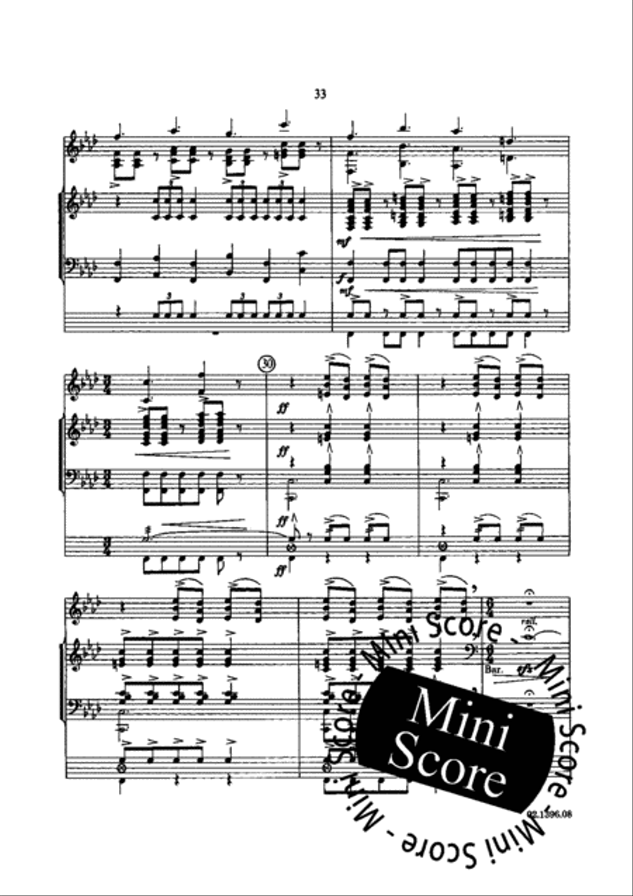 Impressions Rhapsodiques Concert Band scores gallery preview page 36