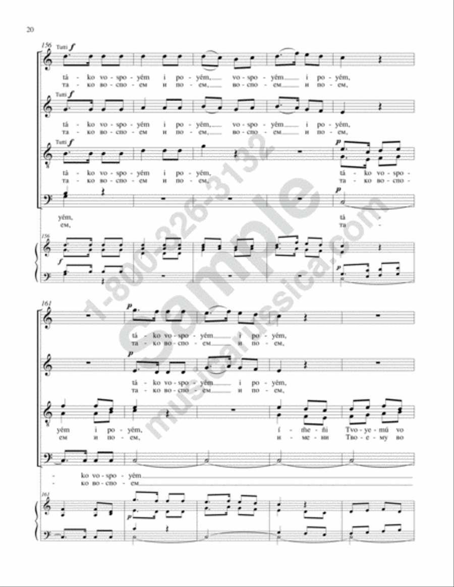 This Is the Day (Concerto No. 9) 4-Part scores gallery preview page 19