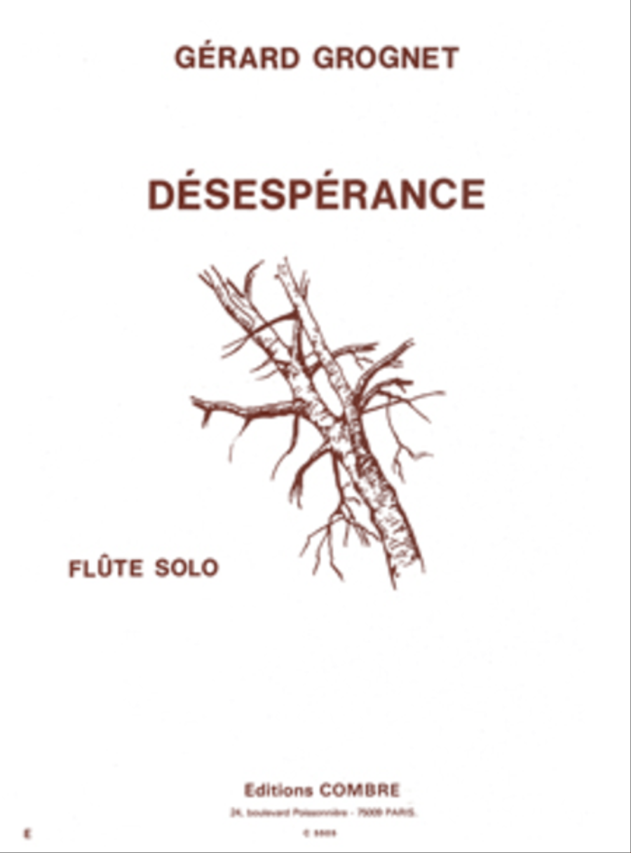 Desesperance Desesperance Flute Solo scores gallery preview page 1