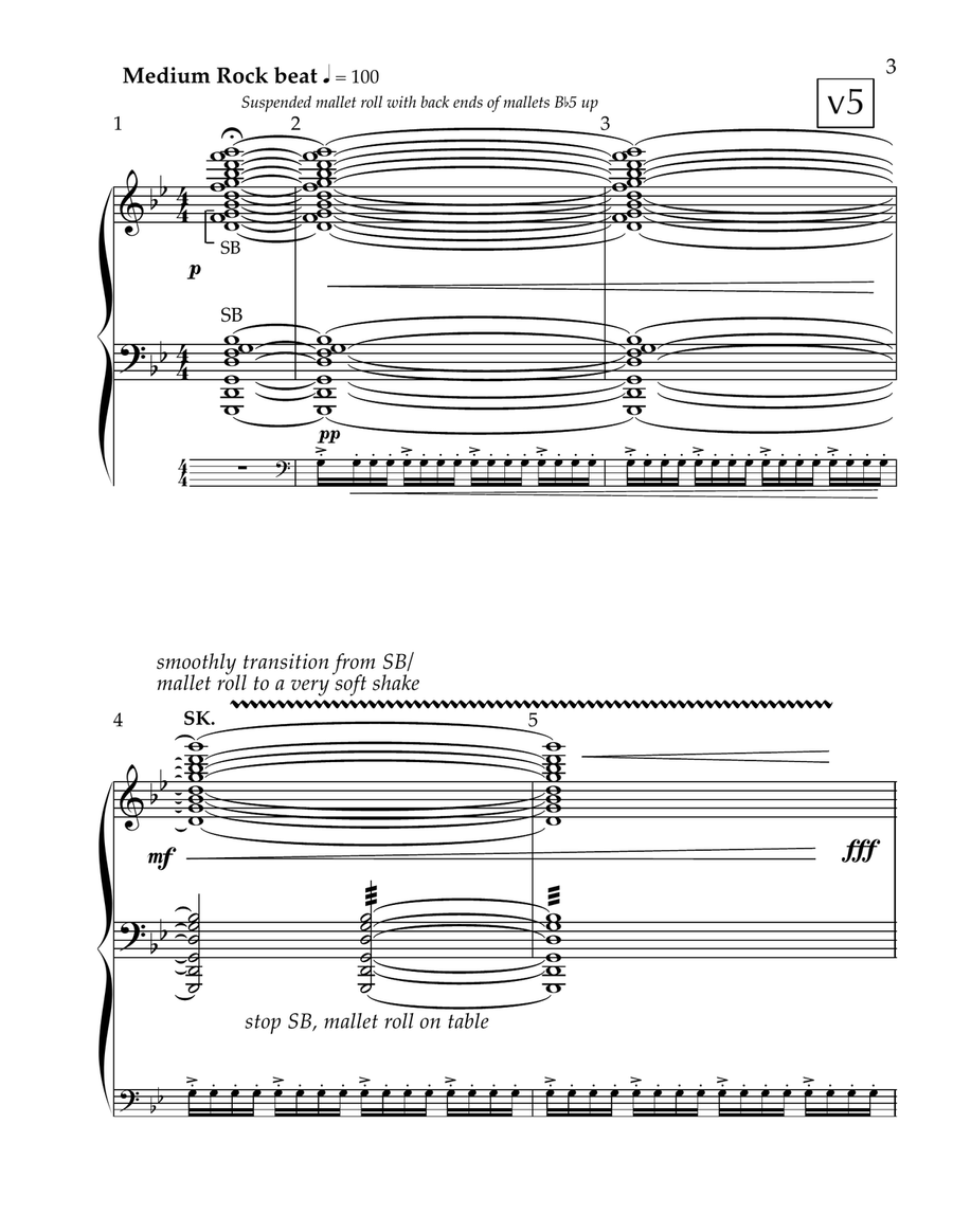Eye Of The Tiger Handbell Choir scores gallery preview page 3