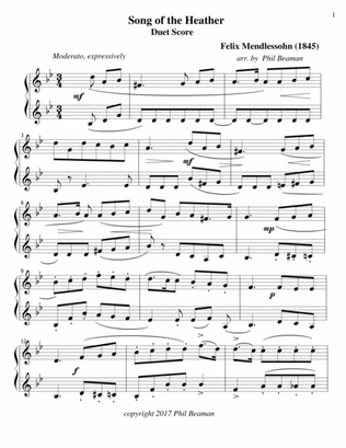 Song of the Heather - Mendelssohn- French Horn duet