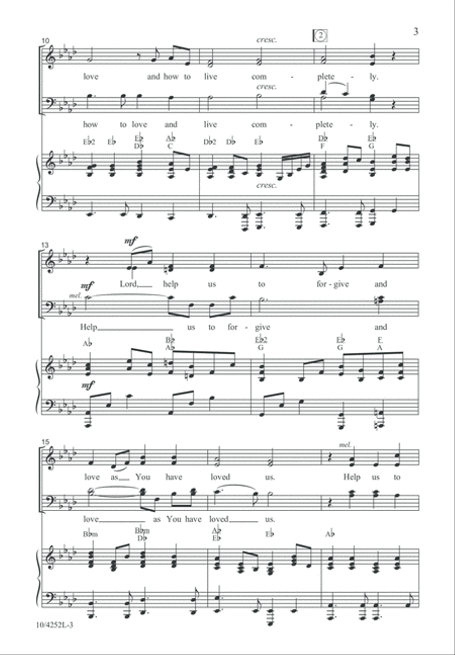 A Living Sacrifice A Living Sacrifice 4-Part scores gallery preview page 3