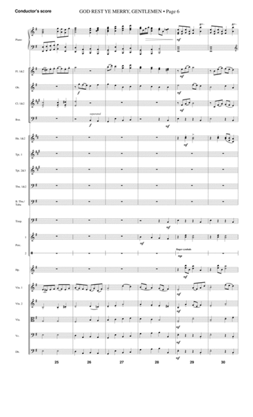 God Rest Ye Merry, Gentlemen (from A Symphony Of Carols) - Score
