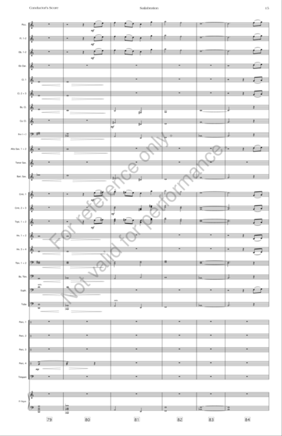 Sailabration Sailabration Concert Band scores gallery preview page 18