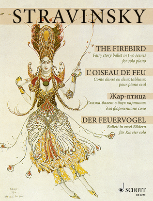 Book cover for Stravinsky Firebird Vocal Scor