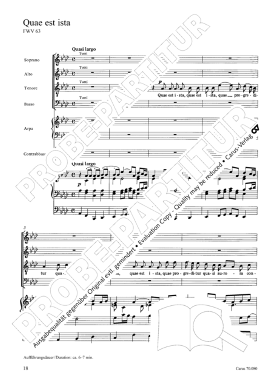 Five Short Sacred Compositions (Funf kleinere Kirchenwerke) Score scores gallery preview page 32